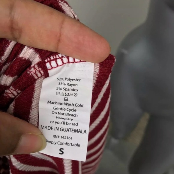 Lularoe Top Blouse Casual Short Sleeve Striped S - Picture 6 of 6